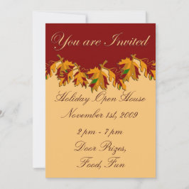 ホリデイオープンハウスオベリーンサンクスギビング シーズンカード