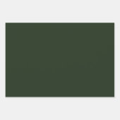 ホリデイクリスマスシンプルギフトエレガントシック ラッピングペーパーシート (正面3)