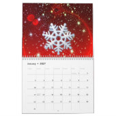 ホリデイグリッタークリスマスデコール2024 カレンダー (1月 2027)