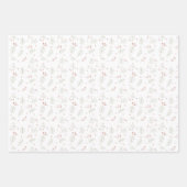 ホリデイグリーンリー ラッピングペーパーシート (正面)