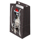 ホリデイグレートダーネドグレッドグレープレイドクリスマス スモールペーパーバッグ (正面アングル)