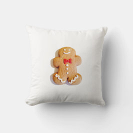ホリデイジンジャーブレッドマンクリスマスデコール クッション
