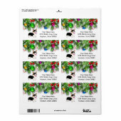 ホリデイスマイルトリコラーコーギ ラベル (フルシート)