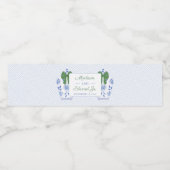 ホリデイズジンジャージャングリーンボウウェディングシャワーパーティー ペットボトルラベル (シングルラベル)