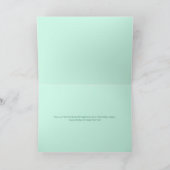 ホリデイズスノーイパインツリーフォレストウィンターワンダーランド シーズンカード (内部)