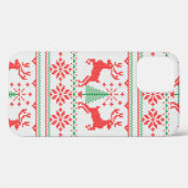 ホリデイズホワイトニットクリスマス醜いセーターホディアー Case-Mate iPhoneケース (裏面 (横))