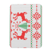 ホリデイズホワイトニット醜いセーターホディア マグネット (縦)