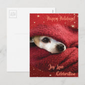 ホリデイチワワ シーズンポストカード (正面/裏面)