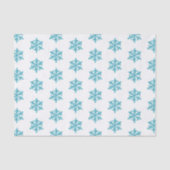 ホリデイティッシュペーパー – ブルースノーフレークティッシュペーパー 薄葉紙 (正面)