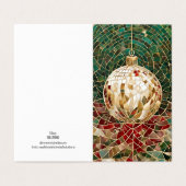 ホリデイテーマクリスマスオーナメント (外部フラット)