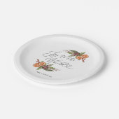 ホリデイテーマジョーズザワールドグリーナリー ペーパープレート (アングル)