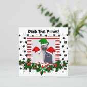 ホリデイテーマドッグトランプザポーズ シーズンカード (スタンド正面)