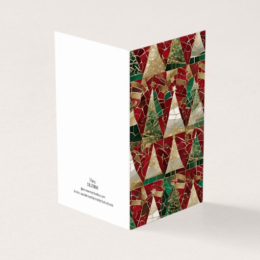 ホリデイテーマ数々のツリーヴィトレイルモザイク (外部)