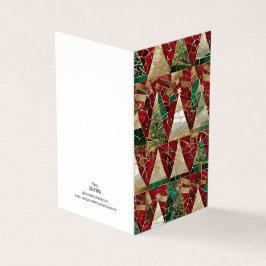 ホリデイテーマ数々のツリーヴィトレイルモザイク