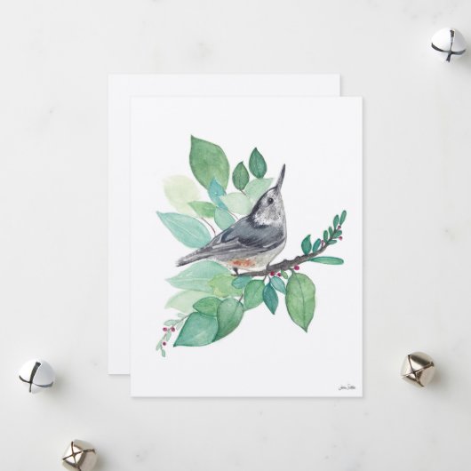 ホリデイヌサッチバード シーズンカード (正面/裏面インサイチュ)