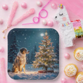 ホリデイハウンド昆布の軽い文字列 ペーパープレート (パーティー)