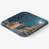 ホリデイハウンド昆布の軽い文字列 ペーパープレート (傾斜あり)