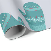 ホリデイブルー ラッピングペーパー (ロールコーナー)