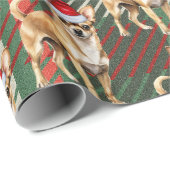 ホリデイプライド千華華サンタドッグクリスマス ラッピングペーパー (ロールコーナー)