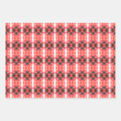 ホリデイプレイドギフトラップ ラッピングペーパーシート (正面3)