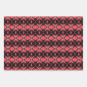 ホリデイプレイドギフトラップ ラッピングペーパーシート (正面)