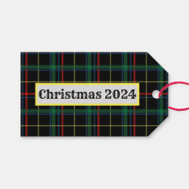 ホリデイプレイドギフトラベル ギフトタグ