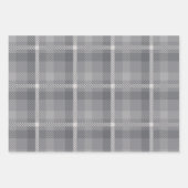 ホリデイプレイドラッピング紙セット ラッピングペーパーシート (正面3)