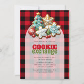 ホリデイベーキングクリスマスクッキー取引所 招待状 (正面)