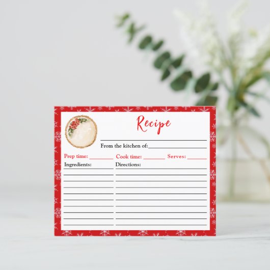 ホリデイベーキングクリスマスパイレシピ (スタンド正面)