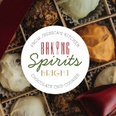 ホリデイベーキングスピリッツ明るいウィスクフェスティバルクリスマス ラウンドシール