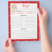 ホリデイベーキングバントケーキレシピページ チラシ (手)