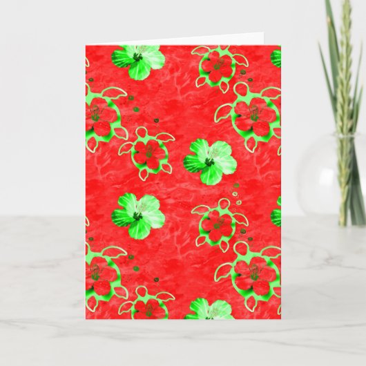 ホリデイホヌタートルズ シーズンカード (正面)