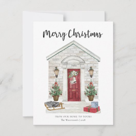 ホリデイホームメリークリスマスマイホーム シーズンカード (正面)