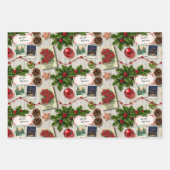 ホリデイメモリーコラージュ ラッピングペーパーシート (正面2)