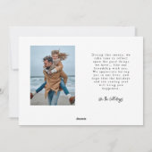 ホリデイリースフォトホリデーカード シーズンカード (裏面)