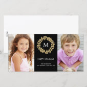 ホリデイリースホリデーフォトカード シーズンカード (正面/裏面)