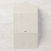 ホリデイリースポインセティアクリスマ結婚スス オールインワン招待状 (外側)