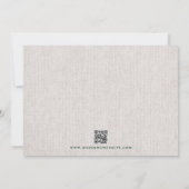 ホリデイリースポインセティアクリスマ結婚スス サンキューカード (裏面)