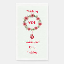 ホリデイリース紙ゲストタオル