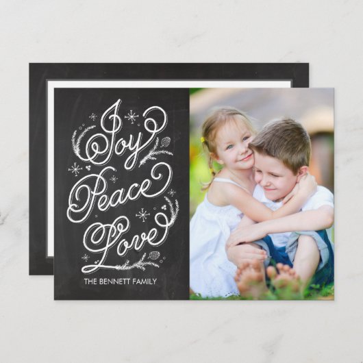 ホリデイレタリングホリディフォトカードポストカード シーズンポストカード (正面/裏面)