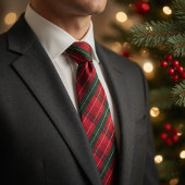 ホリデイレッドパターン ネクタイ