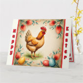 ホリデイヴィンテージイースタートレンディーコレクション カード (黄色い花)