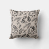 ホリデイヴィンテージファミリーフォト装飾用クッション クッション (裏面)