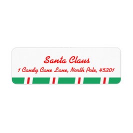 ホリデイ住所 シールfromサンタクロース ラベル