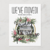 ホリデイ引っ越し祝いパーティーオープンハウス引っ越しました写真 案内ポストカード (正面)