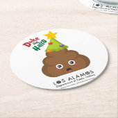 ホリデイ応援ウィズデューク ラウンドペーパーコースター (アングル)