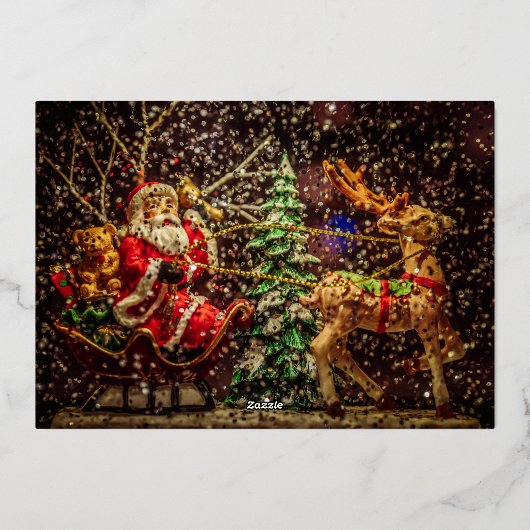 ホリデイ応援オングリーンプレミアム金ゴールドビジネス 箔シーズンカード (裏面)