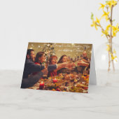 ホリデイ応援クリスマスカード カード (黄色い花)