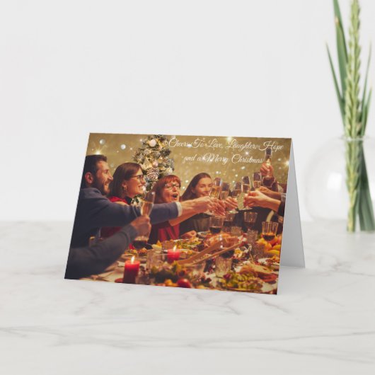 ホリデイ応援クリスマスカード カード (正面)