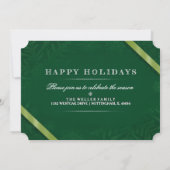 ホリデイ応援トナディースクリマスパーティの招待状 招待状 (裏面)